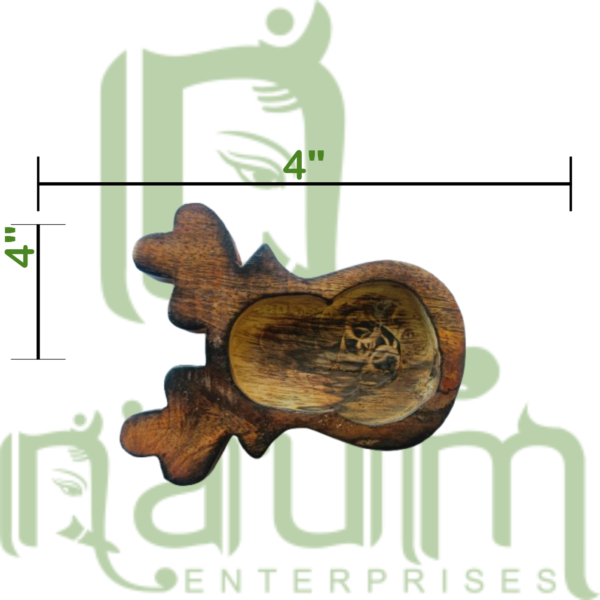 Wooden Bowl - Reindeer 4 x 4