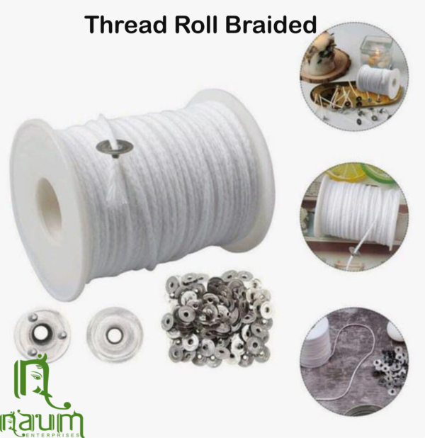 Thread Roll Braided - 200 Meters