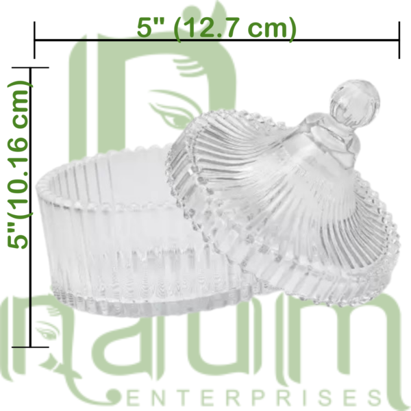 Transparent Candy Jar with Lid (200ML)