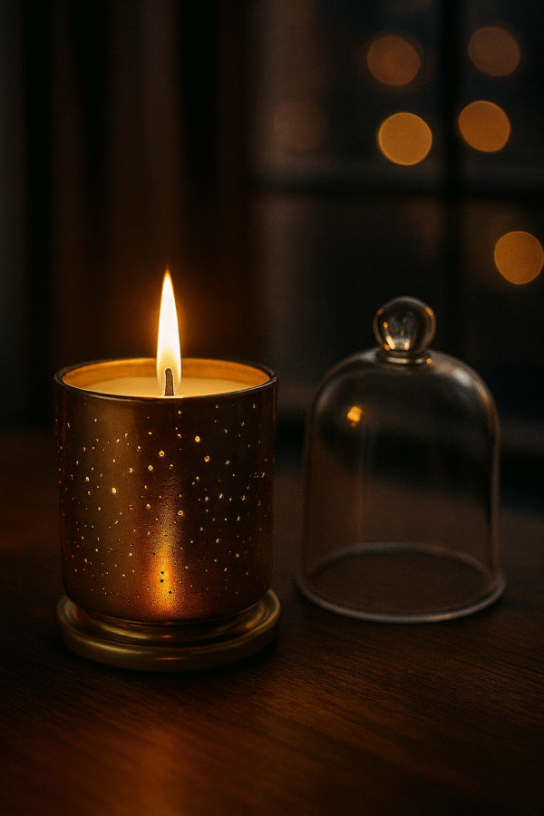 Bell Jar - Golden Base Transparent Top
