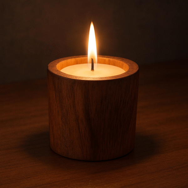 Wooden Jar for Candle Making