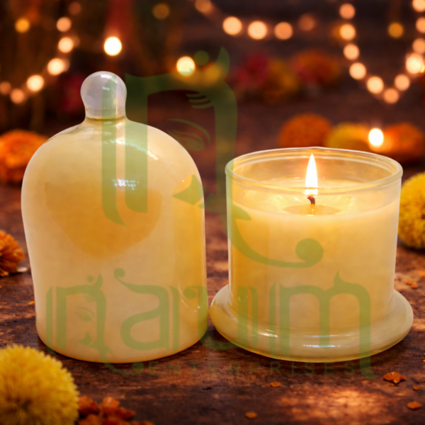 Bell Jar - Yellow Holographic Base and Top